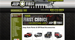 Desktop Screenshot of jeepfirst.com